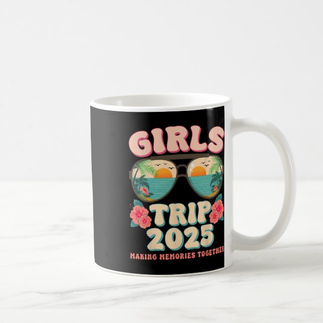Mug Voyage de filles 2025 Week-end à la plage Vacances (Droite)