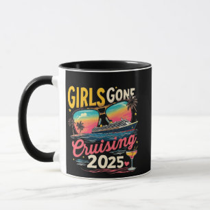 Mug Voyage de filles de croisière 2025 Voyage de fille