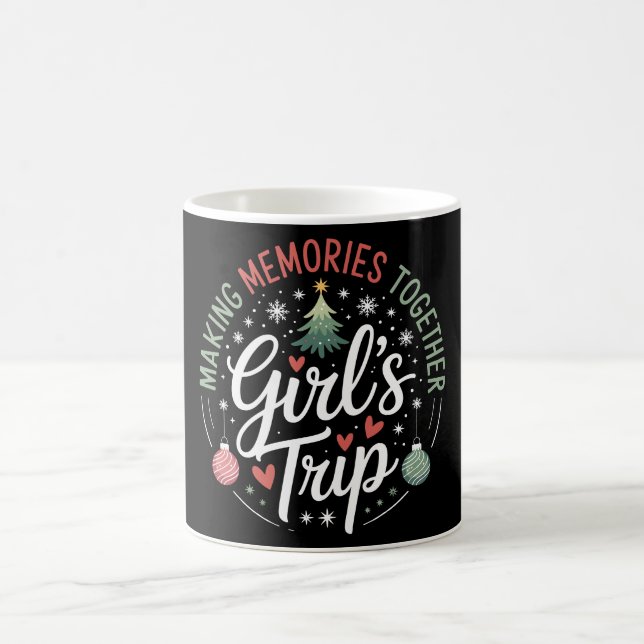 Mug Voyage de filles de Noël créant des souvenirs ense (Centre)