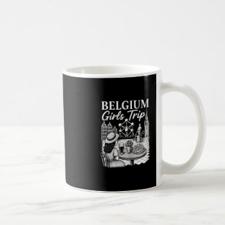Mug Voyage de filles en Belgique Ville belge Voyage Fi