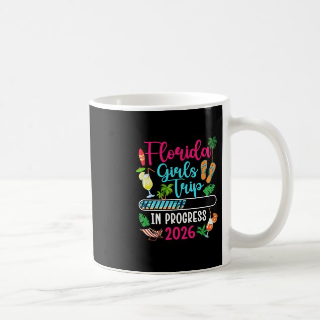 Mug Voyage de filles en Floride en cours 2026 Vacances (Droite)