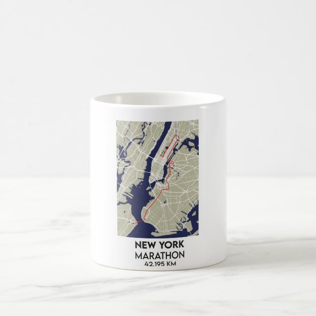Mug Voyage de marathon américain à New York (Centre)