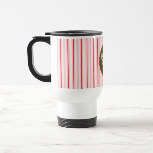 Mug voyage de Noël/menthe poivrée (Gauche)