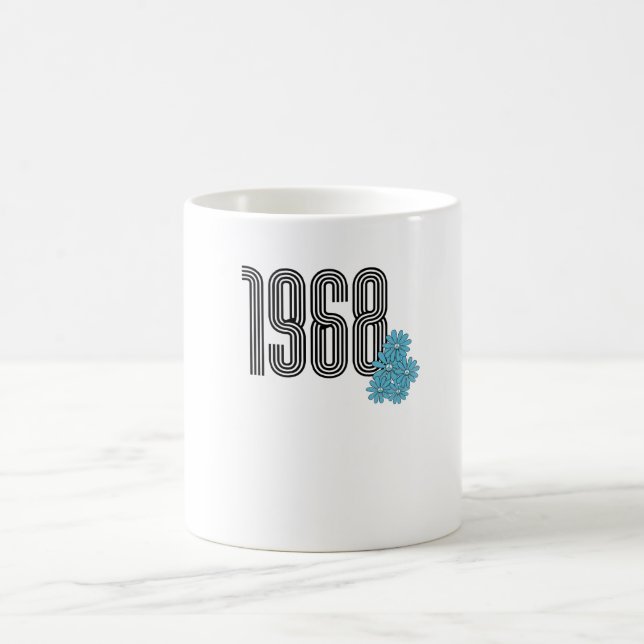 Mug Voyage de paix Hippie 1968 Power Aqua (Centre)