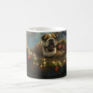 Mug Voyage du festival de Noël de Bulldog