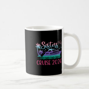 Mug Voyage en croisière des sœurs 2026 Voyage de vacan