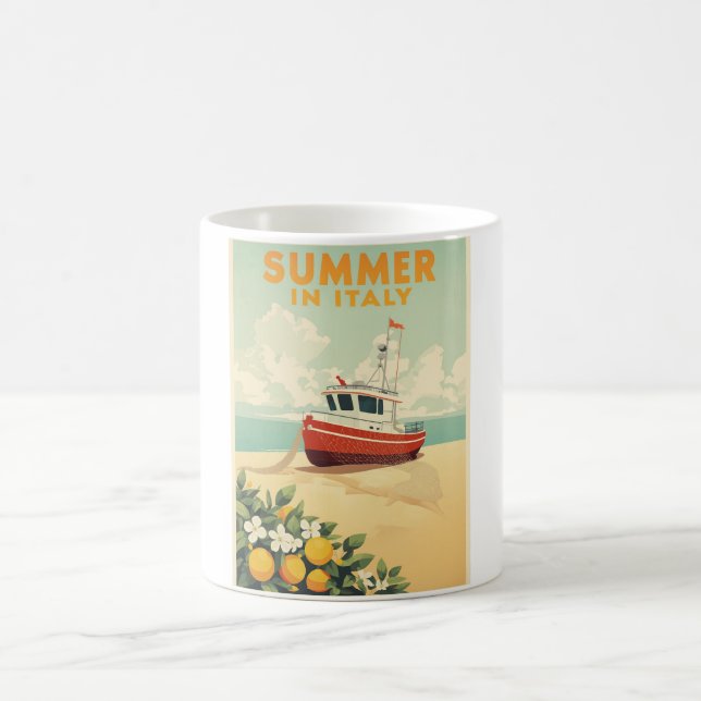 Mug Voyage en Italie vintage (Centre)