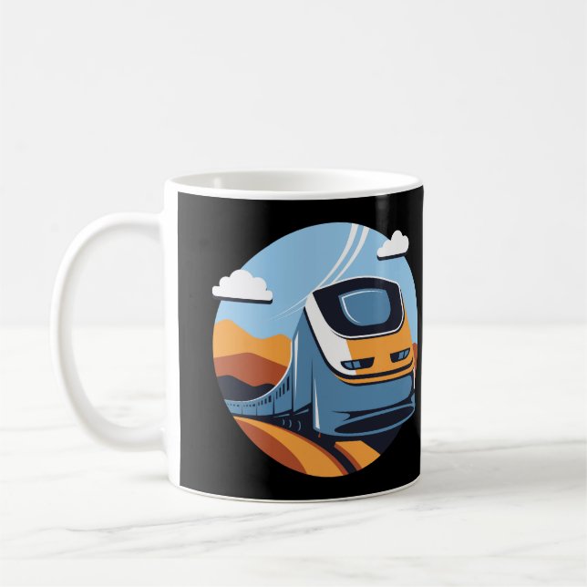 Mug Voyage en train (Gauche)