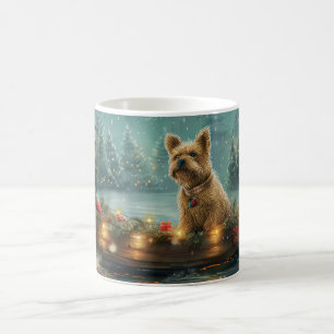 Mug Voyage festif de Noël de Cairn Terrier