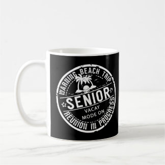 Mug Voyage senior en cours Palm Tree Beach 50e 60e