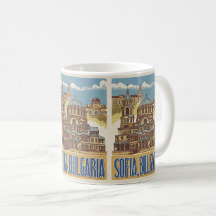 Mug Voyage Sofia, bulgarie cadeaux vintages et souveni