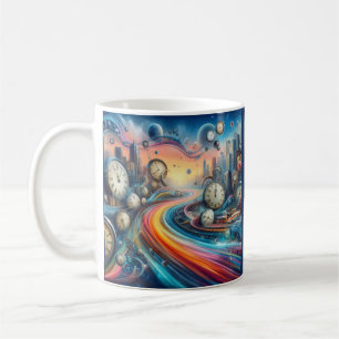 Mug Voyage sur route de déviation de temps