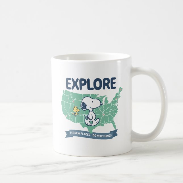 Mug Voyage sur route | Explorez les cacahuètes (Droite)