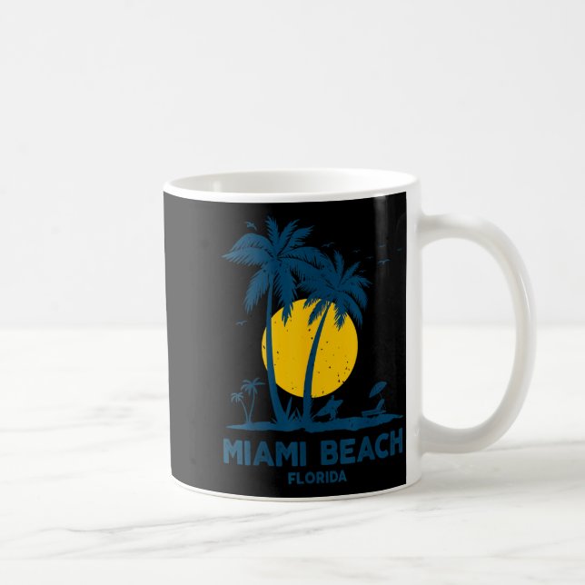 Mug Voyage vacances Floride Miami Beach (Droite)