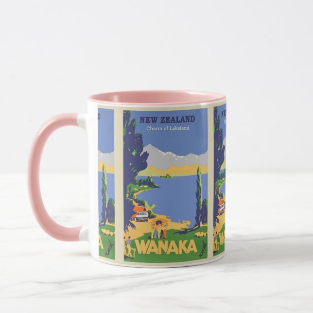 Mug Voyager Nouvelle-Zélande Lake Land (Gauche)
