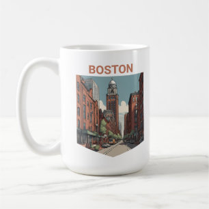 Mug Voyageur Boston Une Idée Cadeau Délicieux