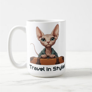 Mug Voyageur Chat Mignon – Cadeau pour les Amoureux de