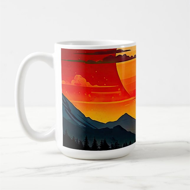 Mug Voyageur minimaliste BOHO (Gauche)