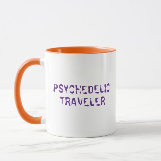 Mug Voyageur Psychedélique Café (Gauche)