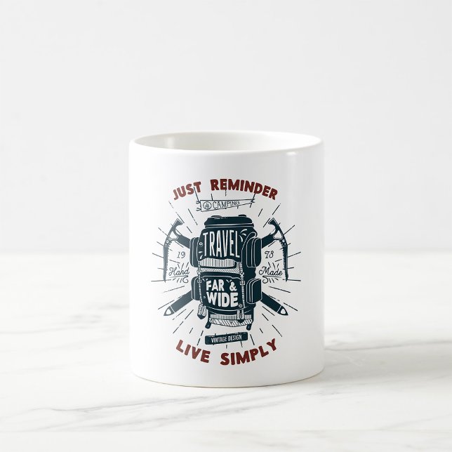Mug Voyagez Loin Et Large (Créateur téléchargé)