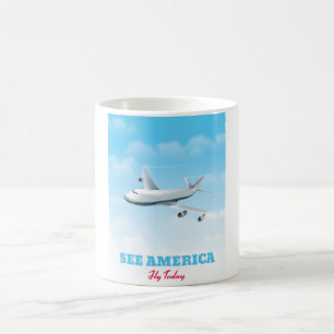 Mug Voyez l'Amérique - Envolez-vous aujourd'hui !