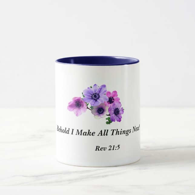 Mug Voyez-moi rendent toutes les choses nouvelles (Centre)