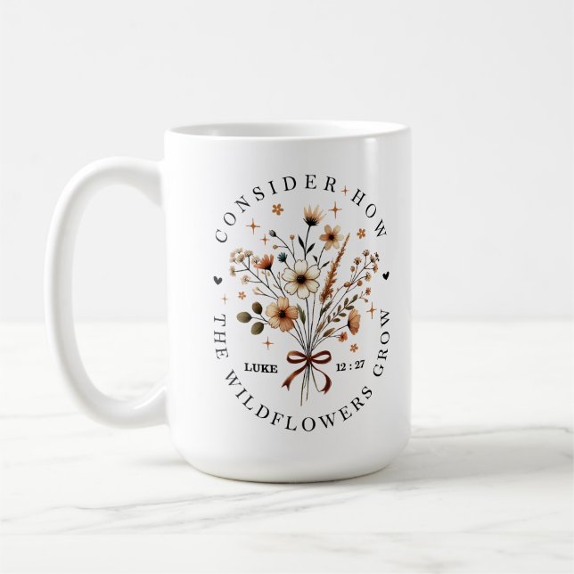 Mug Voyons comment les Lilies grandissent chrétiens (Gauche)