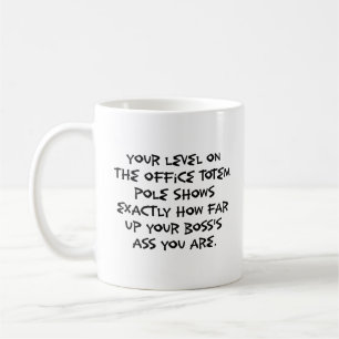 Mug Voyons où vous êtes sur le totem d'entreprise pôle