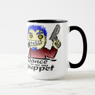 Mug Voyou de tabagisme de cigare avec une arme à feu