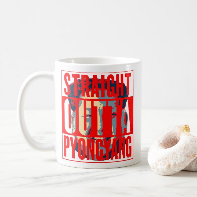 Mug Voyou du Jong-ONU Corée du Nord de Kim (Avec donut)
