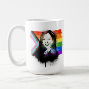 Mug VP Kamala Harris LGBTQ Progress Pride Graffiti