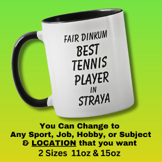 Mug Vrai de vrai MEILLEUR JOUEUR DE TENNIS en Australi