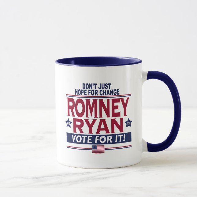 Mug Vrai espoir 2012 de Romney Ryan (Droite)