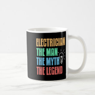 Mug Vrai Master Power Icon Humour Légende Electricien