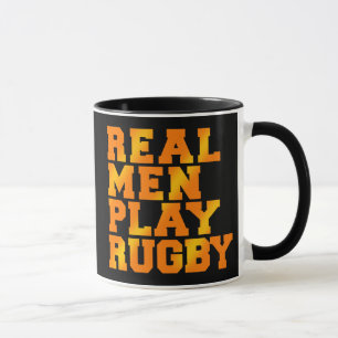Mug Vrai rugby de jeu d'hommes
