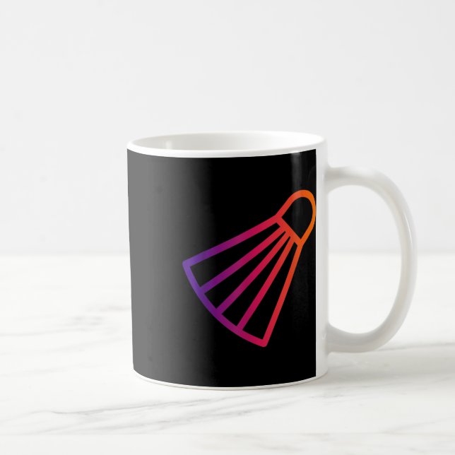 Mug Vraiment comme le volant de badminton 6  (Droite)