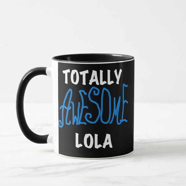 Mug Vraiment génial Lola Blue Tshirts et cadeaux (Gauche)