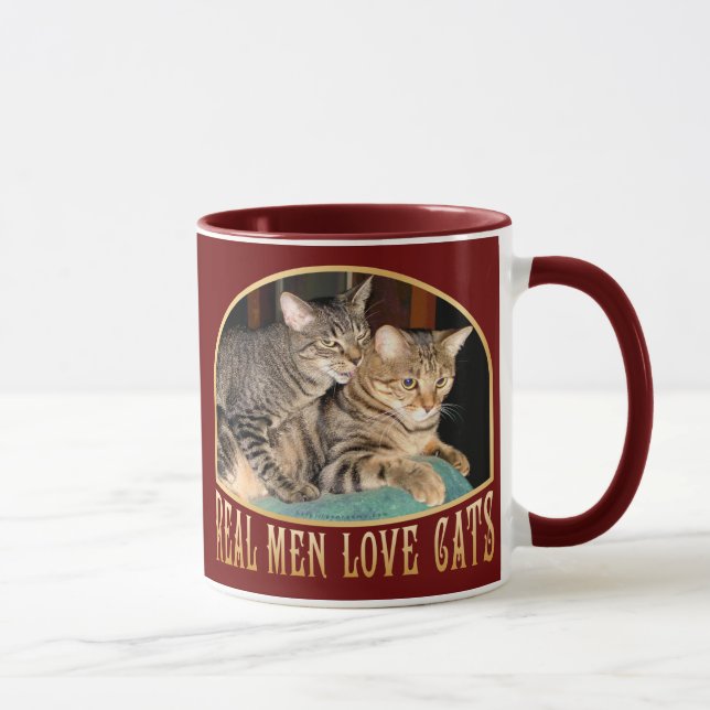 Mug Vrais chats d'amour d'hommes (Droite)