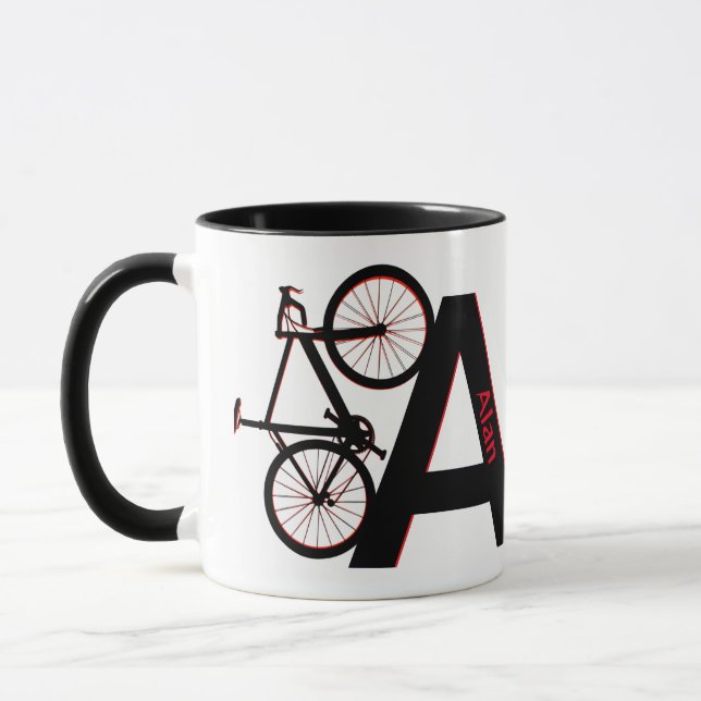 Mug VTT, descente, vélo (Gauche)