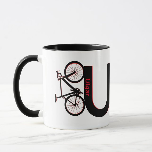 Mug VTT, descente, vélo (Gauche)