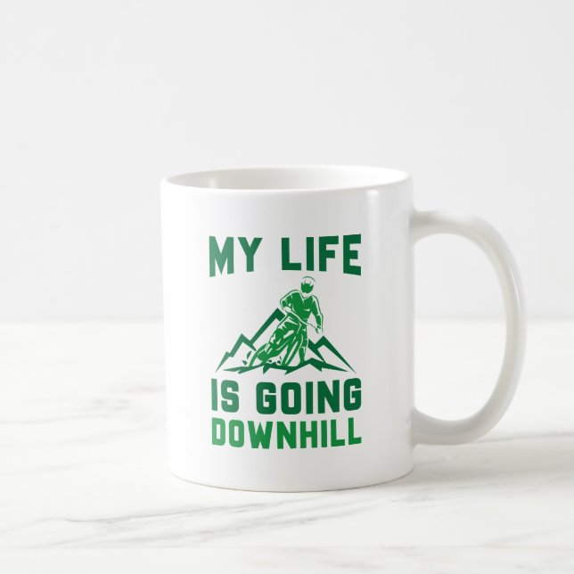Mug VTT Downhill (Droite)