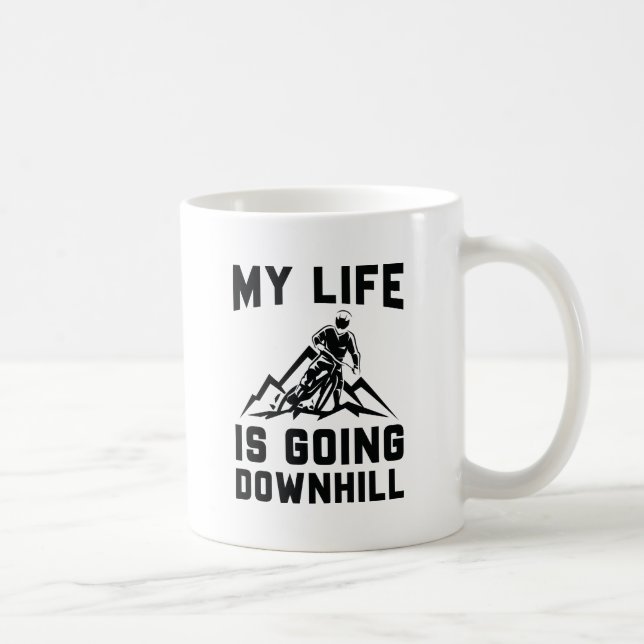 Mug VTT Downhill (Droite)