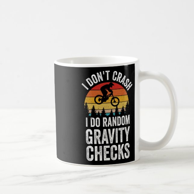 Mug VTT Je ne fais pas de crash je fais des contrôles  (Droite)