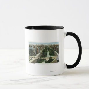 Mug Vue aérienne d'avenue de Commonwealth