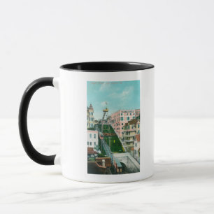 Mug Vue aérienne de Angels Flight Trolley