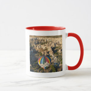 Mug Vue aérienne de ballons à air chaud, Cappadoce