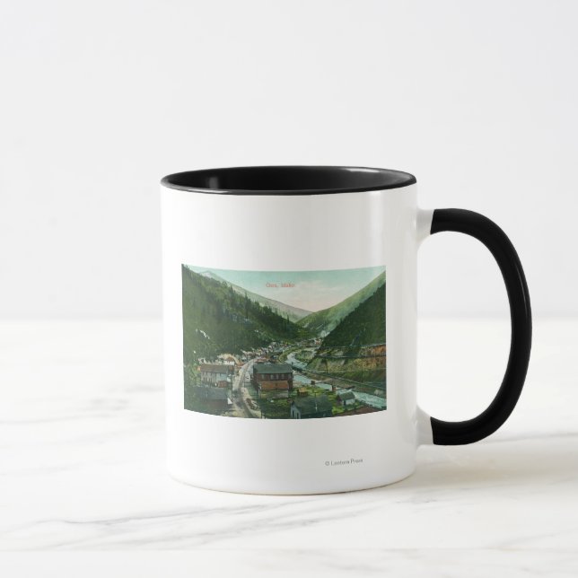 Mug Vue aérienne de CityGem, ID (Droite)