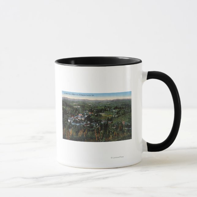 Mug Vue aérienne de CityPlacerville, CA (Droite)