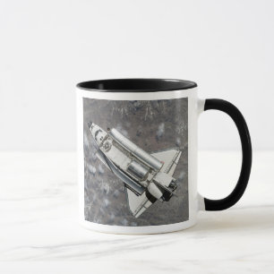 Mug Vue aérienne de découverte de navette spatiale