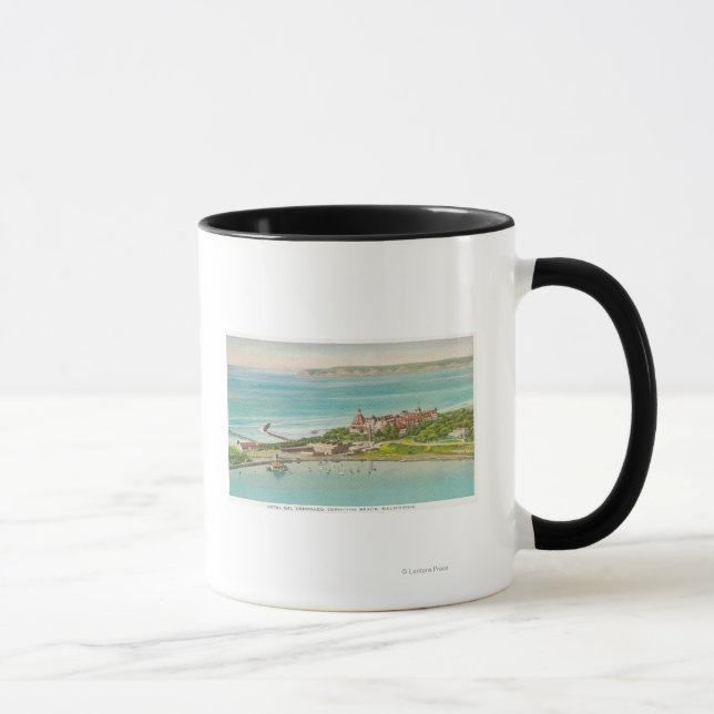 Mug Vue aérienne de Hotel del Coronado (Droite)